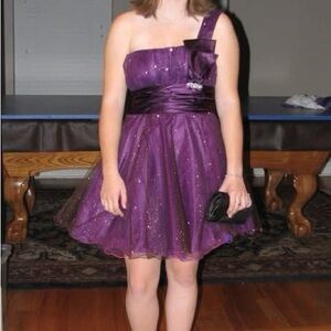 Elegant Purple Dress, Sz 9/10